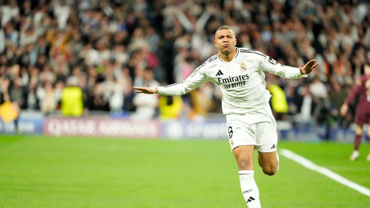 姆巴佩贝林厄姆双双归队：皇马携3-0优势强攻伊蒂哈德